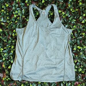 ICYZONE Heather Green Racerback Athletic Tank Top Size Women's XXL